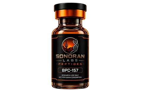 BPC-157 research vial by Sonoran Labs