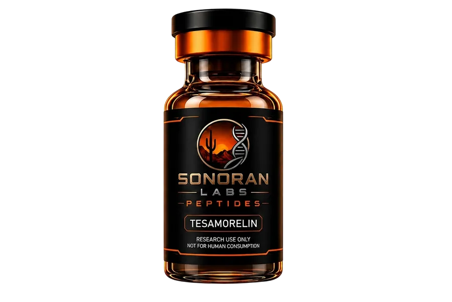 Tesamorelin research vial by Sonoran Labs
